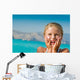 Summer Beach Portrait Lovely Wall Decal