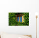 Overgrown French Window Wall Decal