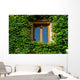 Overgrown French Window Wall Decal