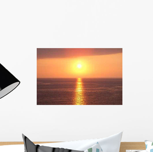 Sunset Near Baku Caspian Wall Decal