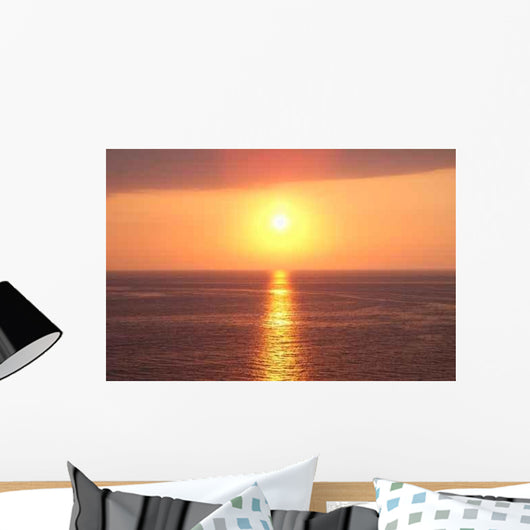 Sunset Near Baku Caspian Wall Decal