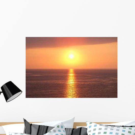 Sunset Near Baku Caspian Wall Decal