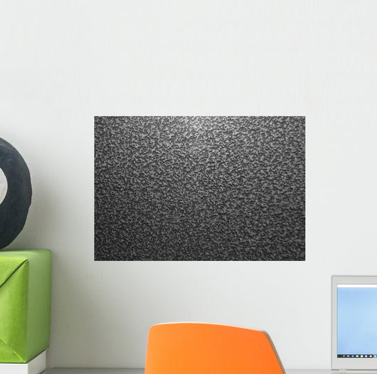 Metal Gray Grind Wall Decal