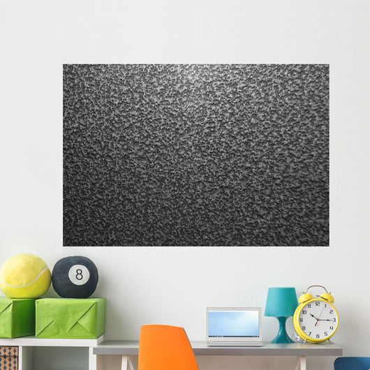 Metal Gray Grind Wall Decal
