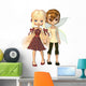 Cute CG Fairy Friends 2 Wall Decal