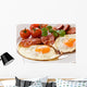 Fried Eggs With Bacon Wall Decal