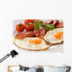 Fried Eggs With Bacon Wall Decal