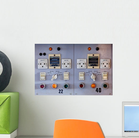 Control Panel 3 Wall Decal