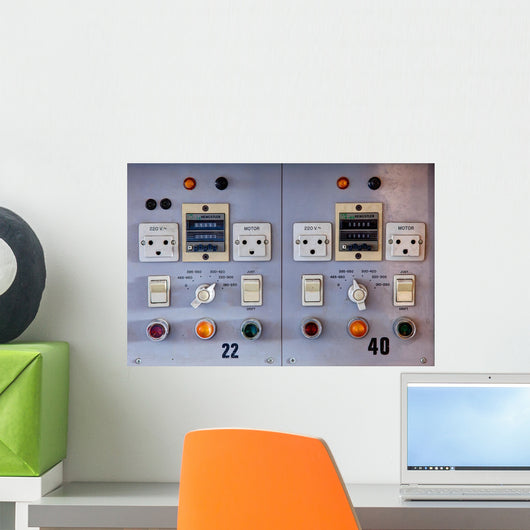 Control Panel 3 Wall Decal