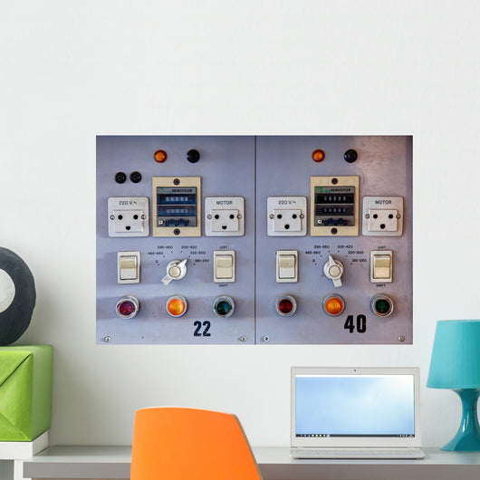 Control Panel 3 Wall Decal
