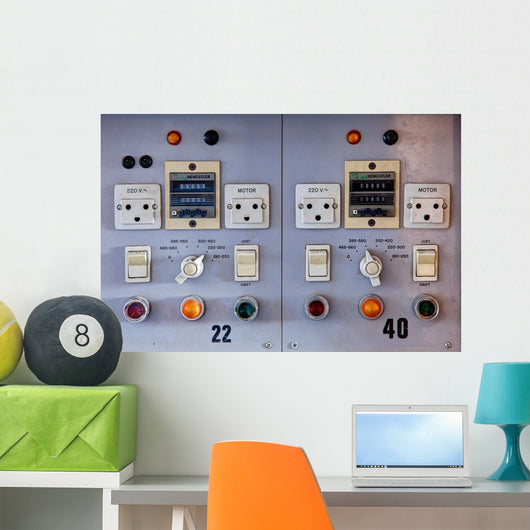 Control Panel 3 Wall Decal