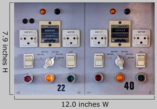 Control Panel 3 Wall Decal