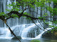 Rocky Bottom of a Waterfall Wall Decal