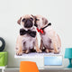 Adorable Pug Puppy Dogs Wall Decal