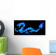 Blue Fire Dragon Wall Decal
