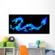 Blue Fire Dragon Wall Decal