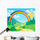 Spring Theme Landscape Wall Decal