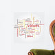 Values Word Cloud Wall Decal