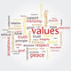 Values Word Cloud Wall Decal