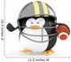 Football Player Penguin Wall Decal