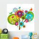 Whimsy Flowers Wall Decal