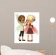 Cute CG Fairy Friends 1 Wall Decal