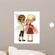 Cute CG Fairy Friends 1 Wall Decal
