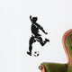 Football Soccer Player Silhouette Wall Decal