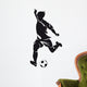 Football Soccer Player Silhouette Wall Decal
