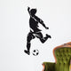 Football Soccer Player Silhouette Wall Decal
