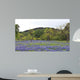 Bluebonnets With Trees And Hill Wall Decal