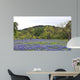 Bluebonnets With Trees And Hill Wall Decal