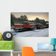 Snow-Covered Train Wall Decal