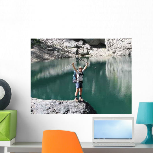 Hiking Lake Triglav National Wall Decal