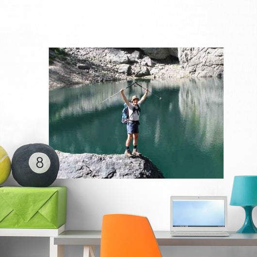 Hiking Lake Triglav National Wall Decal