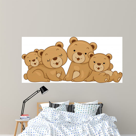 Bear Family Wall Decal