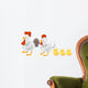 Chicken Family Set Wall Decal