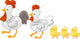 Chicken Family Set Wall Decal