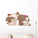 Dog Family Wall Decal