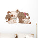 Dog Family Wall Decal