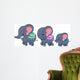 Elephant Family Wall Decal