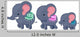 Elephant Family Wall Decal