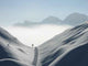 Ski Mountaineering Slovenia Distant Wall Decal