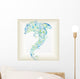 Abstract Fish Wall Decal