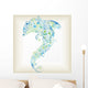 Abstract Fish Wall Decal