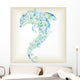 Abstract Fish Wall Decal