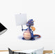 CG Dragon with Blank Sign Wall Decal