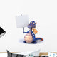 CG Dragon with Blank Sign Wall Decal