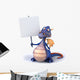 CG Dragon with Blank Sign Wall Decal