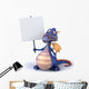CG Dragon with Blank Sign Wall Decal